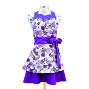 Delantal de mujer modelo Orquidea