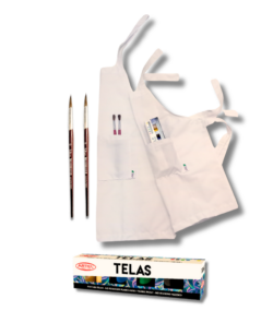 kit pinta delantal