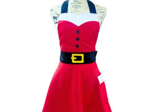 delantal navidad