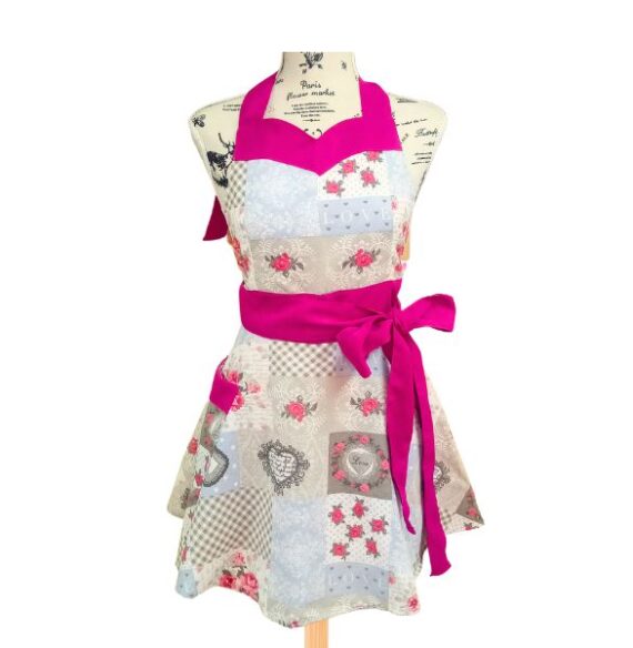 Dalia patchwork fucsia 1