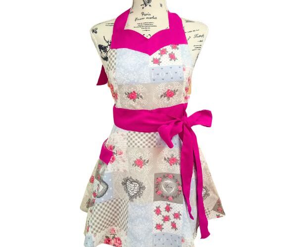 Dalia patchwork fucsia 1