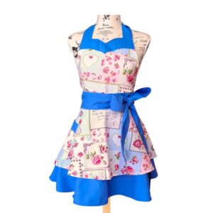Delantal de mujer modelo Orquidea