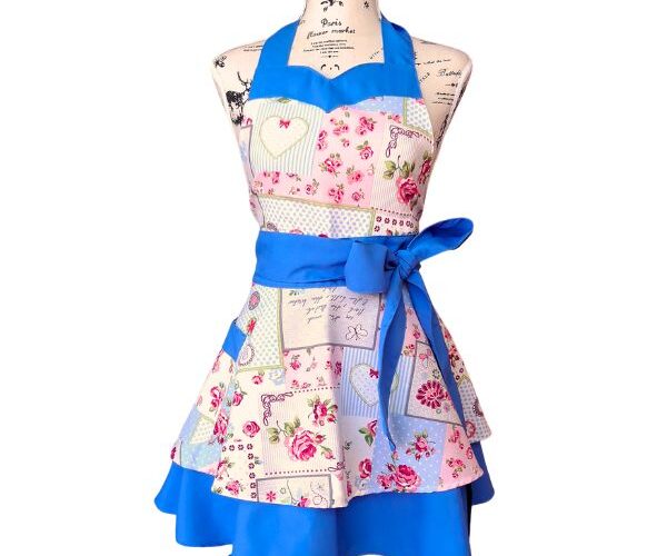 Delantal de mujer modelo Orquidea